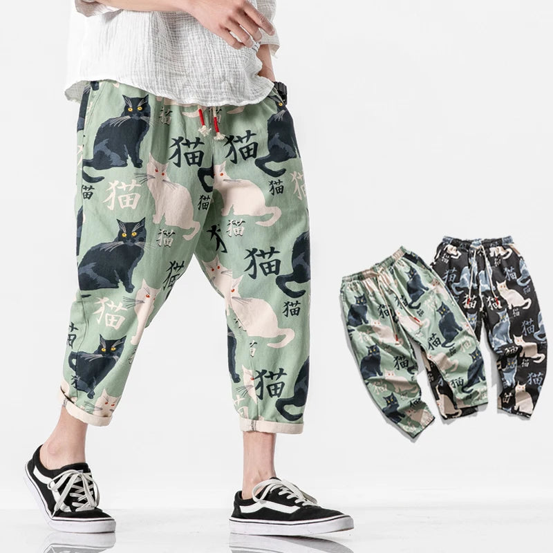 Streetwear Man Summer Harem Pants