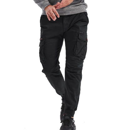 Autumn Cotton Mens Cargo Pants