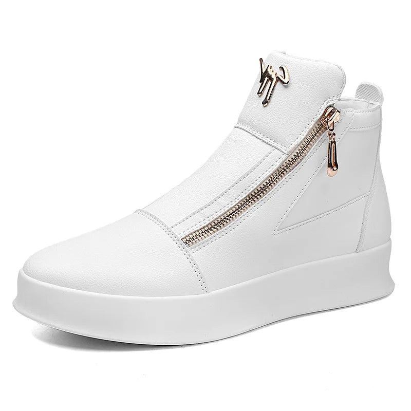 Fashion White Men's Sneakers