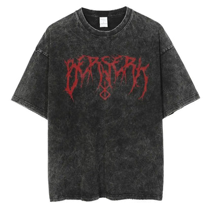 Anime Berserk Logo Graphic Printed T Shirt