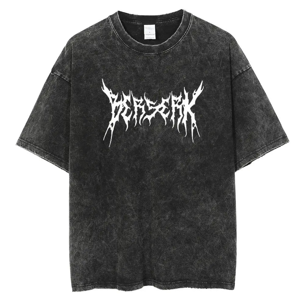 Anime Berserk Logo Graphic Printed T Shirt