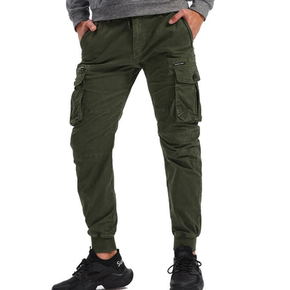 Autumn Cotton Mens Cargo Pants