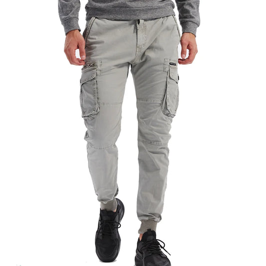 Autumn Cotton Mens Cargo Pants