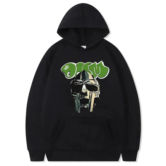 Cartoon Mf Doom Cotton Hoodie